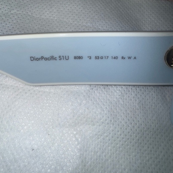 Dior CD40098U Light Blue Square Sunglasses